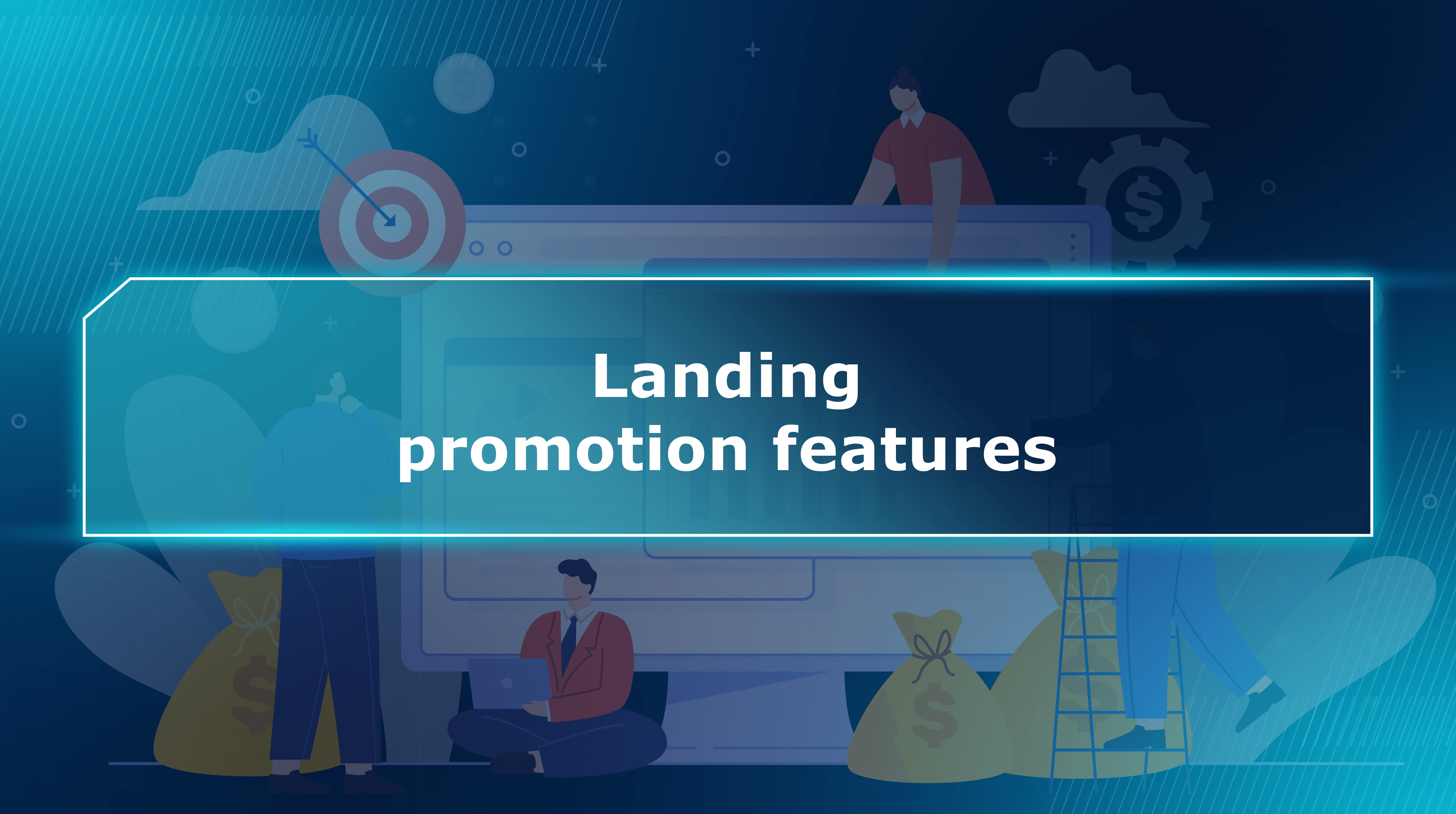 Landing promotion features